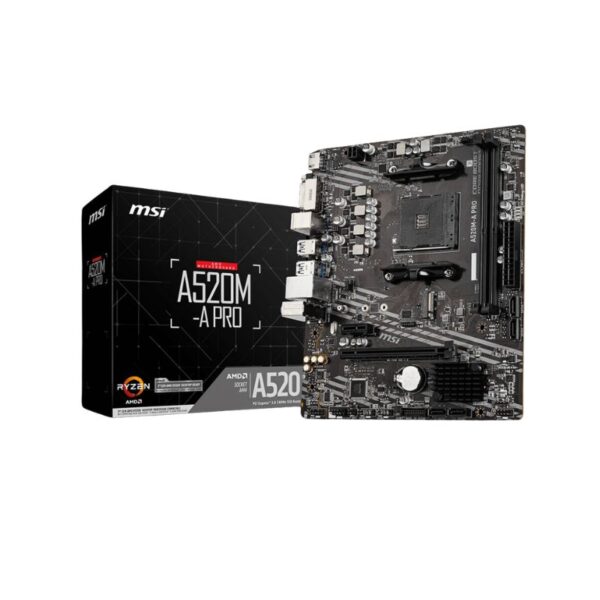Placa Msi A520m-a Pro ( 911-7c96-013 ) Am4