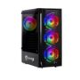 Case Cybertel Striker ( Cbx-5013K ) Negro | Mechs | 1 Panel Vidrio | X4 Fan | Led- Rgb