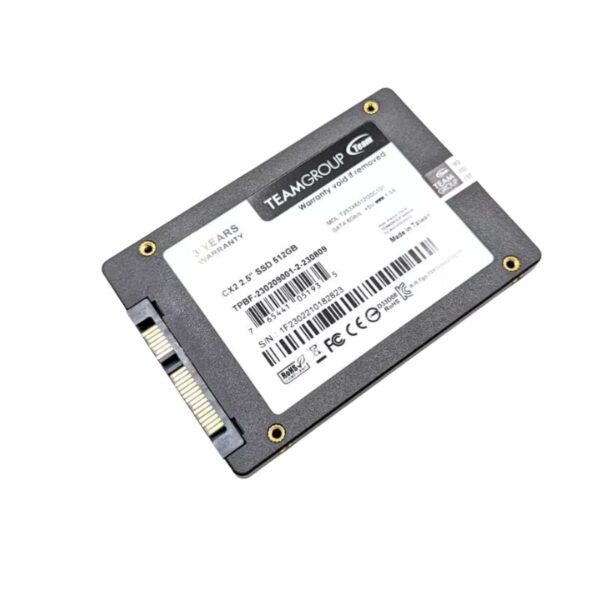 SSD SOLIDO TEAMGROUP CX2 512GB ( T253X6512G0C101 ) 7MM | 2.5 SATA 3 | 540MB/S-490MB/S - Imagen 3